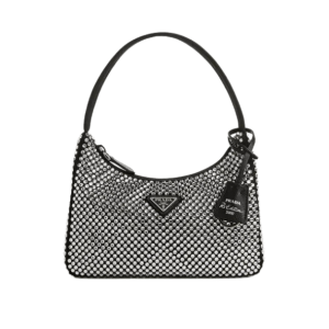 Prada Hobo Re-Edition Crystals